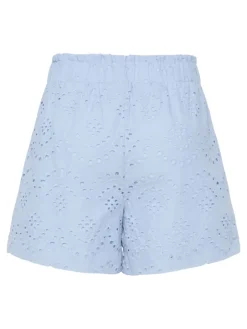Pieces Shorts*PCVILDE MW SHORTS WVN NOOS Cashmere Blue