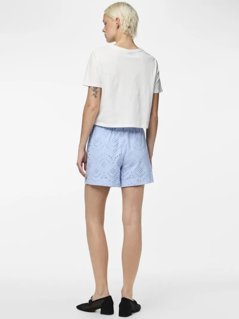 Pieces Shorts*PCVILDE MW SHORTS WVN NOOS Cashmere Blue