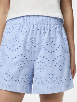 Pieces Shorts*PCVILDE MW SHORTS WVN NOOS Cashmere Blue