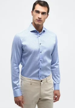 ETERNA Hemden|Big Boys*Performance Shirt Stretch Langarm Blau