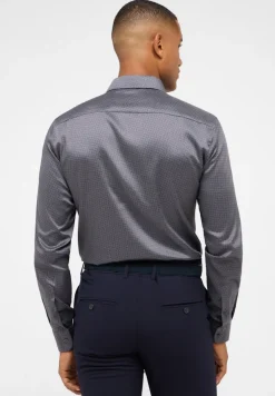 ETERNA Hemden|Big Boys*Performance Shirt Twill Langarm Grau