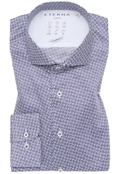 ETERNA Hemden|Big Boys*Performance Shirt Twill Langarm dunkelblau