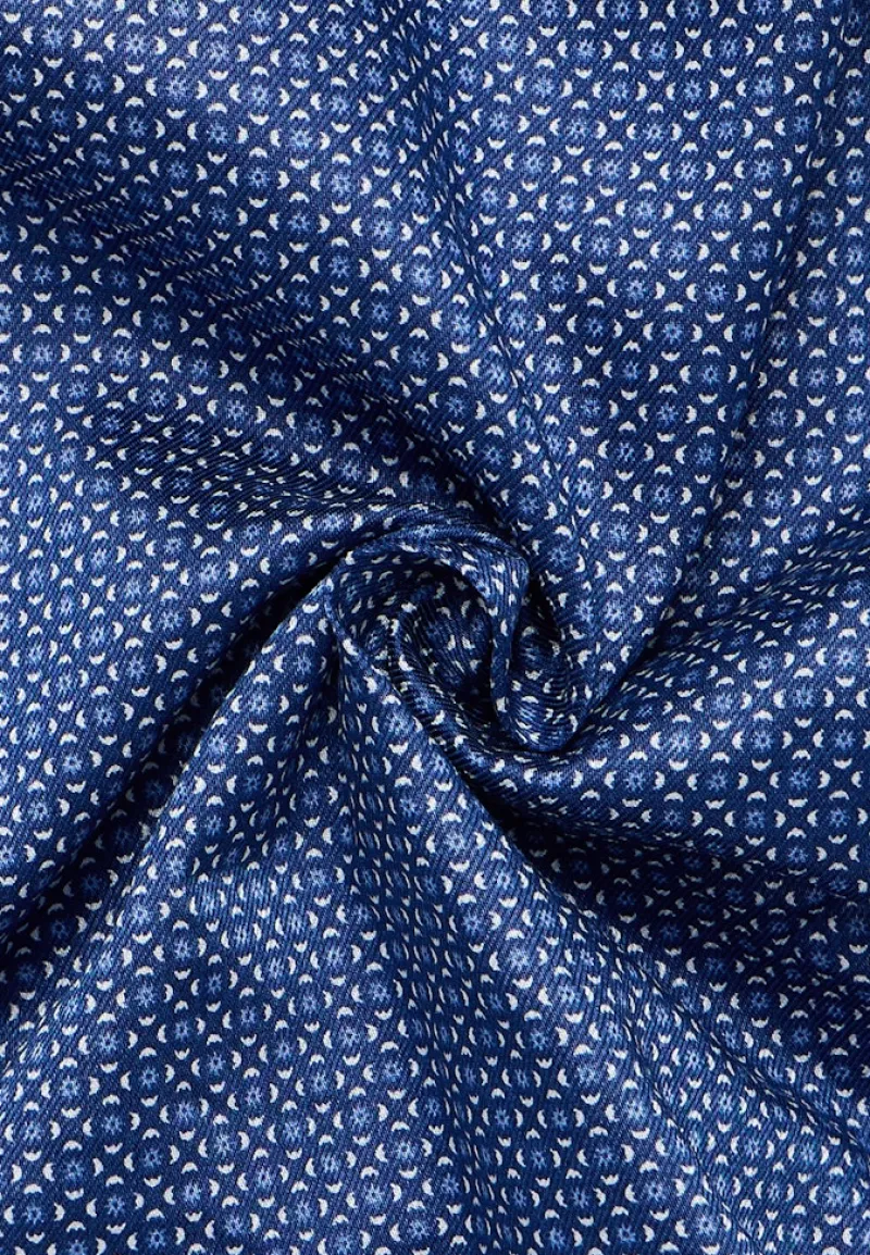 ETERNA Hemden|Big Boys*Performance Shirt Twill-Stretch Langarm Blau