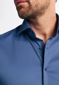 ETERNA Hemden|Big Boys*Performance Shirt Twill-Stretch Langarm blau1