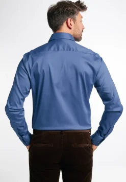 ETERNA Hemden|Big Boys*Performance Shirt Twill-Stretch Langarm blau1