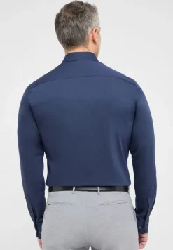 ETERNA Hemden|Big Boys*Performance Shirt Twill-Stretch Langarm navy