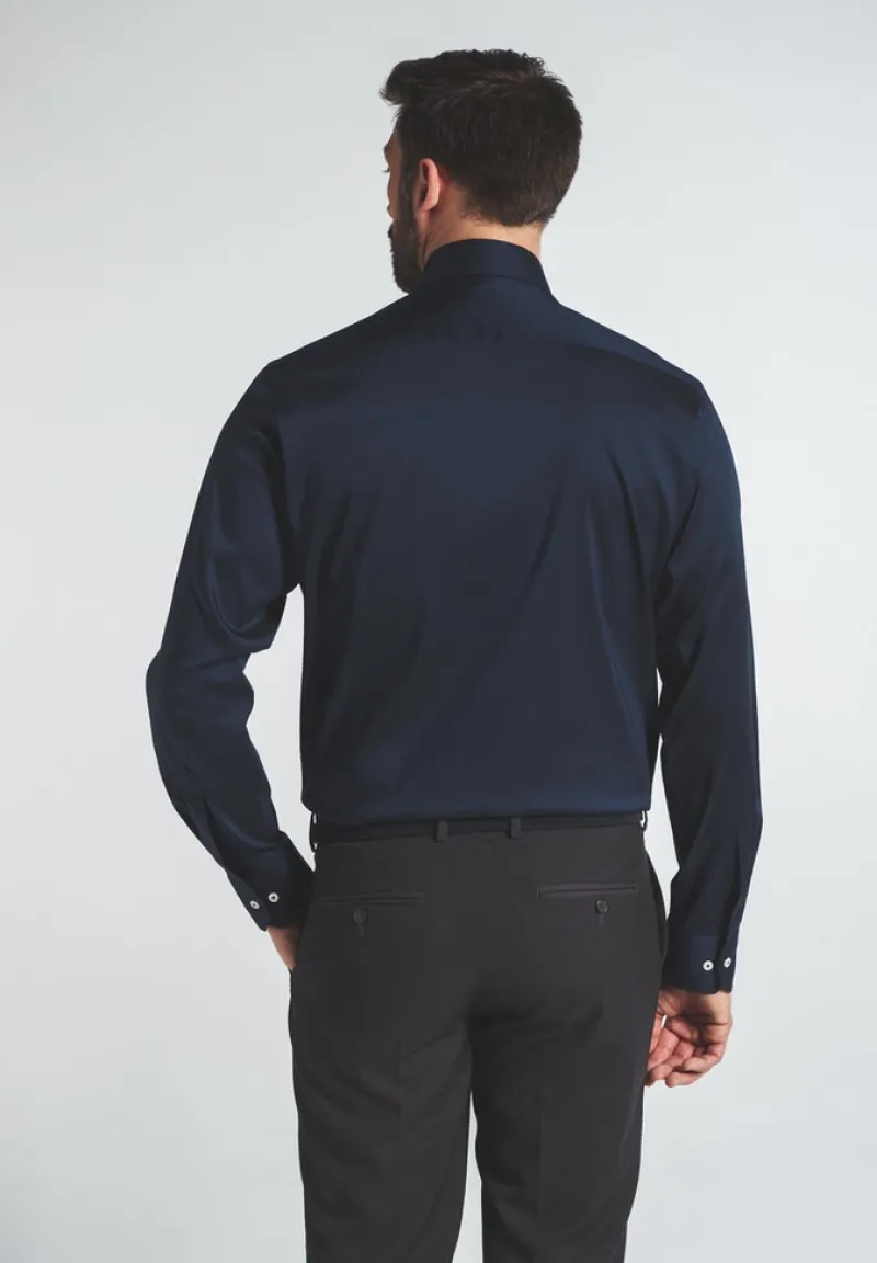 ETERNA Hemden|Big Boys*Performance Shirt Twill-Stretch Langarm blau2