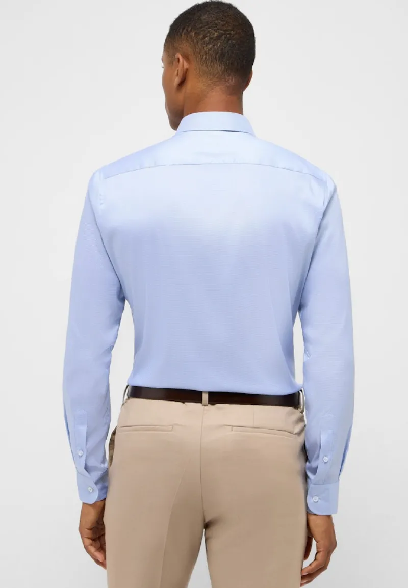 ETERNA Big Boys|Hemden*Performance Shirt Twill-Stretch Langarm hellblau