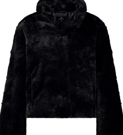 Monari Jacken*Persianer-Fake-Fur-Jacke Schwarz