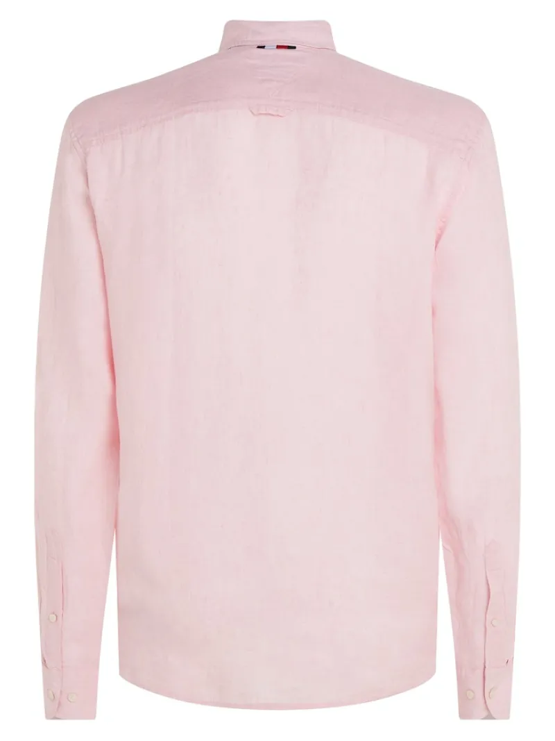 Tommy Hilfiger Hemden|Big Boys*PIGMENT DYED LI SOLID RF SHIRT pink crystal