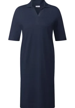 Cecil Kleider*Piqué Polo-Kleid urban navy blue