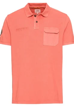 Camel Active Shirts|Big Boys*Piqué Poloshirt aus zertifiziertem Organic Cotton faded red