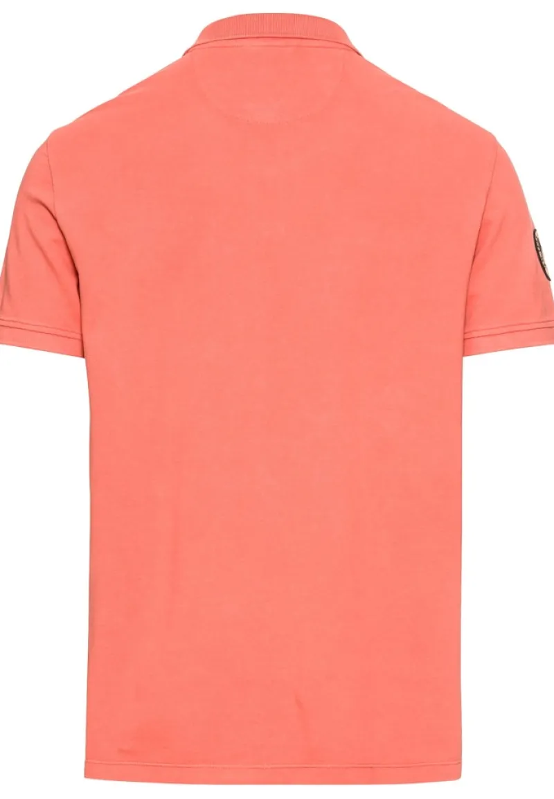 Camel Active Shirts|Big Boys*Piqué Poloshirt aus zertifiziertem Organic Cotton faded red
