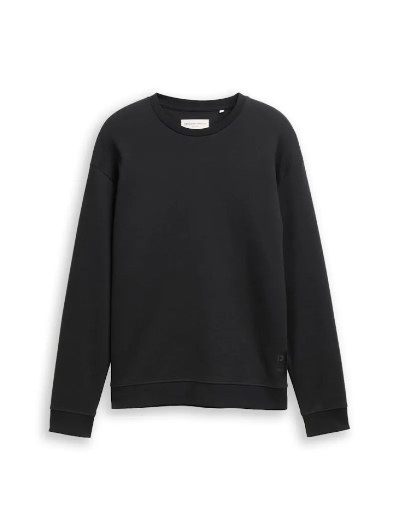 Tom Tailor Denim Pullover & Sweatshirts*Piqué Sweatshirt night watch black
