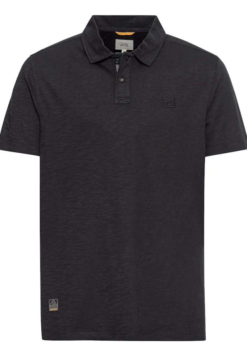 Camel Active Shirts|Big Boys*Piqué-Poloshirt aus zertifiziertem Organic Cotton Asphalt