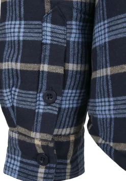 Urban Classics Jacken*Plaid Quilted Shirt Jacket lightblue darkblue