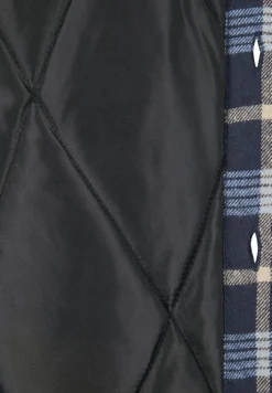 Urban Classics Jacken*Plaid Quilted Shirt Jacket lightblue darkblue