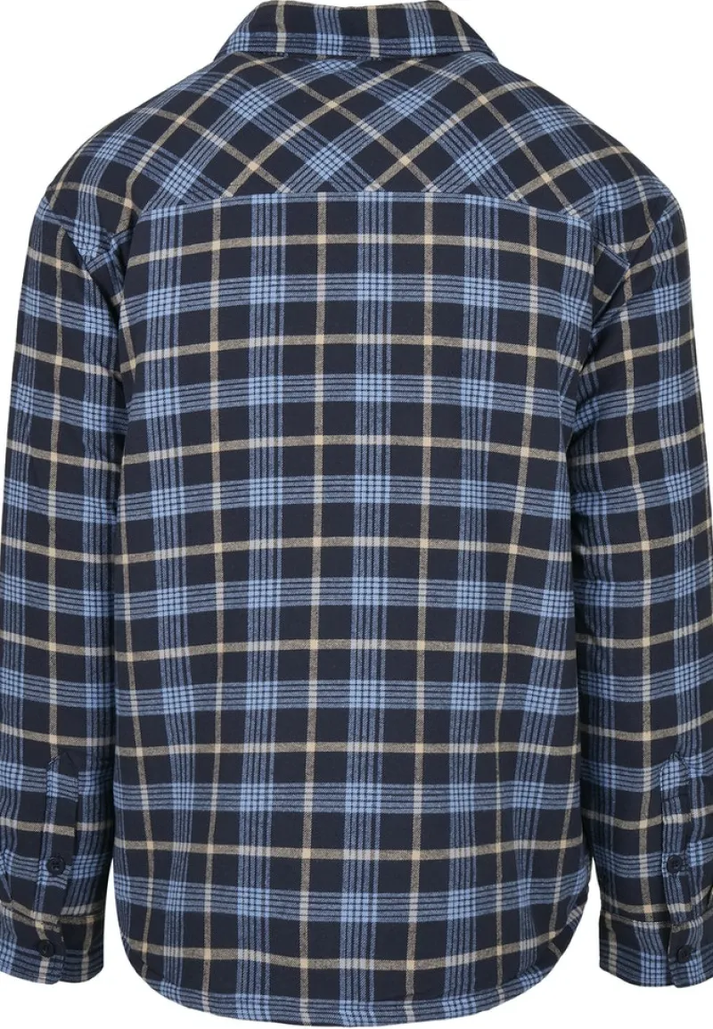 Urban Classics Jacken*Plaid Quilted Shirt Jacket lightblue darkblue