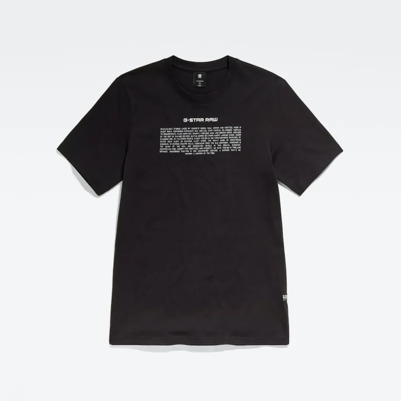 G-star Raw Shirts*Poem slim r t dk black