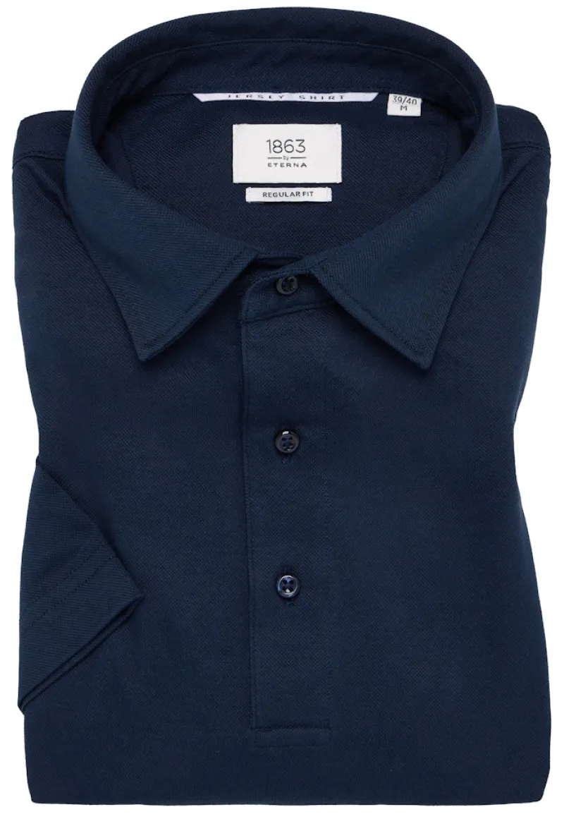 ETERNA Shirts|Big Boys*Poloshirt Piquée Kurzarm navy