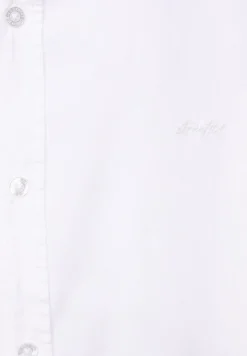 Street One Men Hemden*Popelinehemd mit Stehkragen broken white