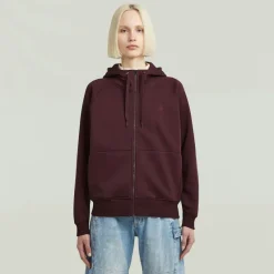 G-star Raw Pullover & Sweatshirts*Premium core 2.1 hdd zip thru sw wmn Maroon