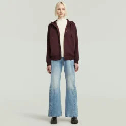 G-star Raw Pullover & Sweatshirts*Premium core 2.1 hdd zip thru sw wmn Maroon