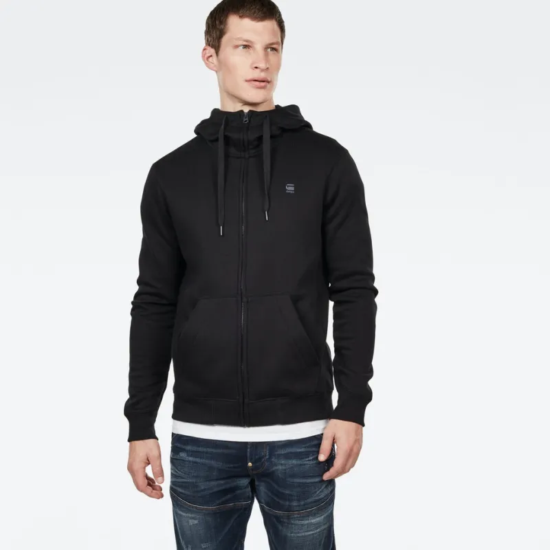 G-star Raw Pullover & Sweatshirts*Premium core hdd zip sw ls dk black