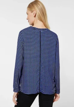 Street One Blusen*Print Bluse in Viskose dazzling blue