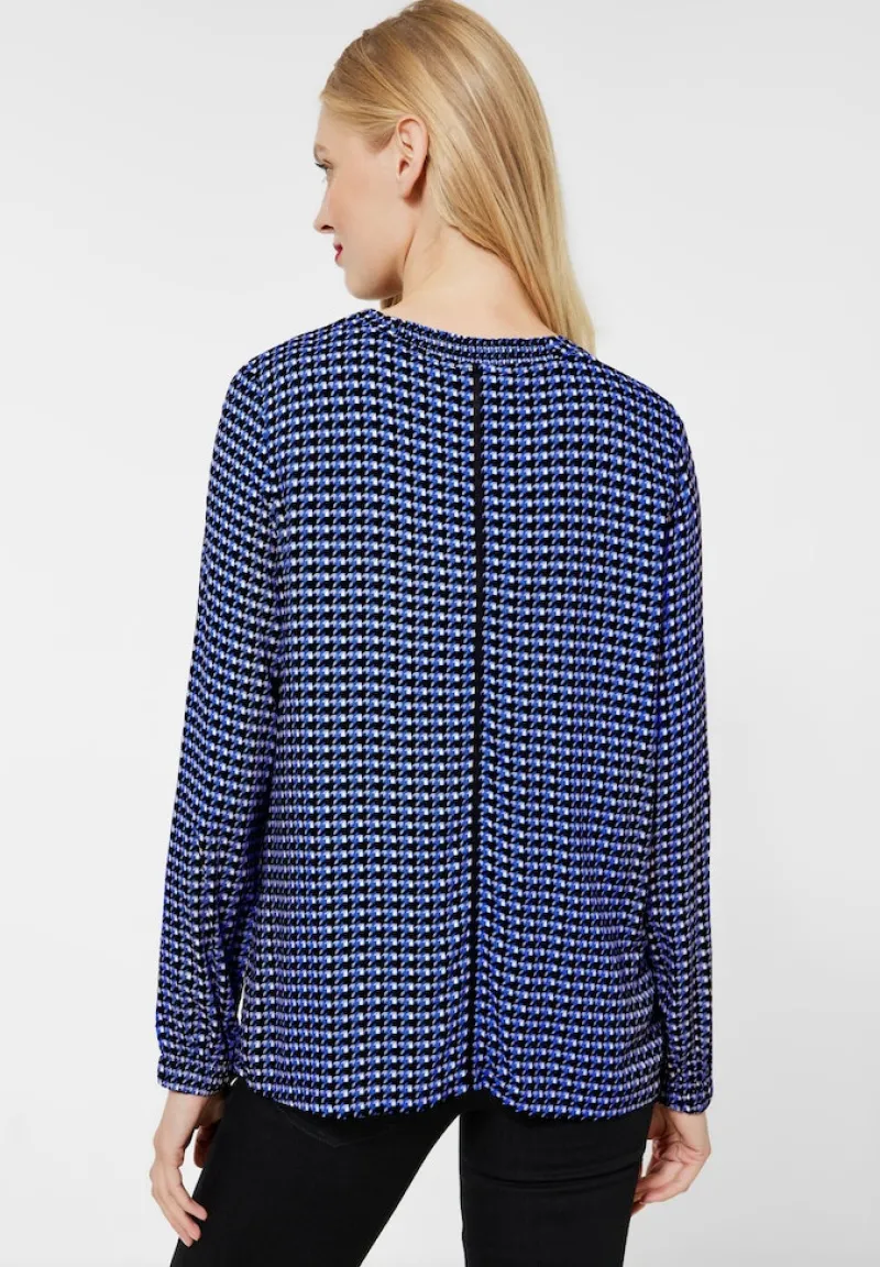Street One Blusen*Print Bluse in Viskose dazzling blue