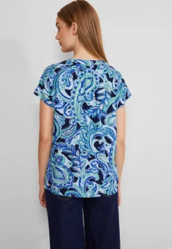 Street One Blusen*Print Blusenshirt intense aqua