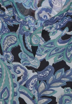 Street One Blusen*Print Chiffonbluse intense aqua