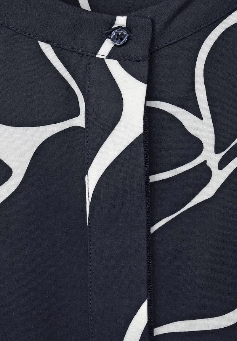 Street One Blusen*Print Longbluse deep blue