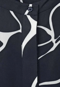 Street One Blusen*Print Longbluse deep blue