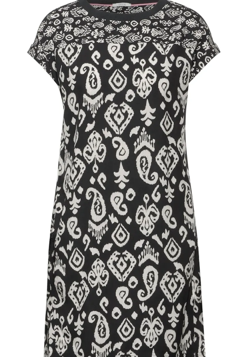 Cecil Kleider*Print Mix Kleid Black