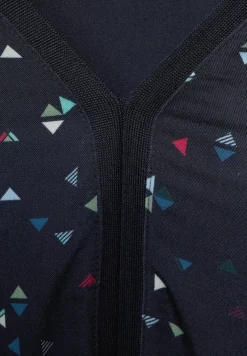 Cecil Blusen*Printbluse im Materialmix night sky blue