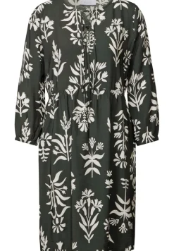 STREET ONE STUDIO Kleider*Print-Kleid mit Schleifen desert pine green