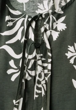 STREET ONE STUDIO Kleider*Print-Kleid mit Schleifen desert pine green