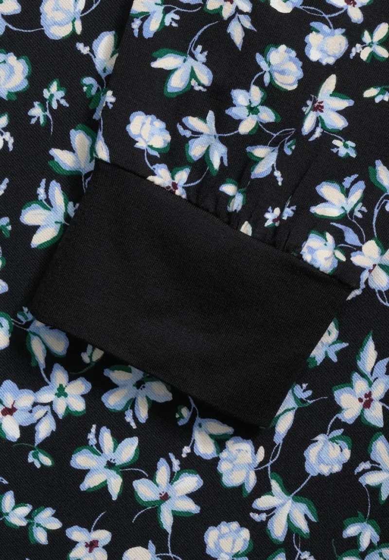 Street One Shirts*Printshirt im Materialmix Black