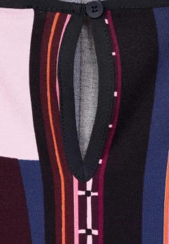 Street One Shirts*Printshirt im Materialmix purple brown