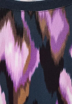 Street One Shirts*Printshirt im Materialmix deep pure lilac
