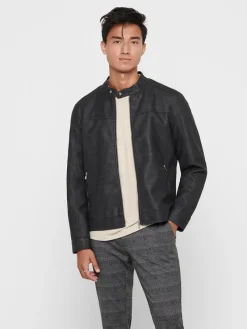 Only & Sons Jacken*PU Jacke Jasper Phantom