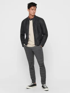 Only & Sons Jacken*PU Jacke Jasper Phantom