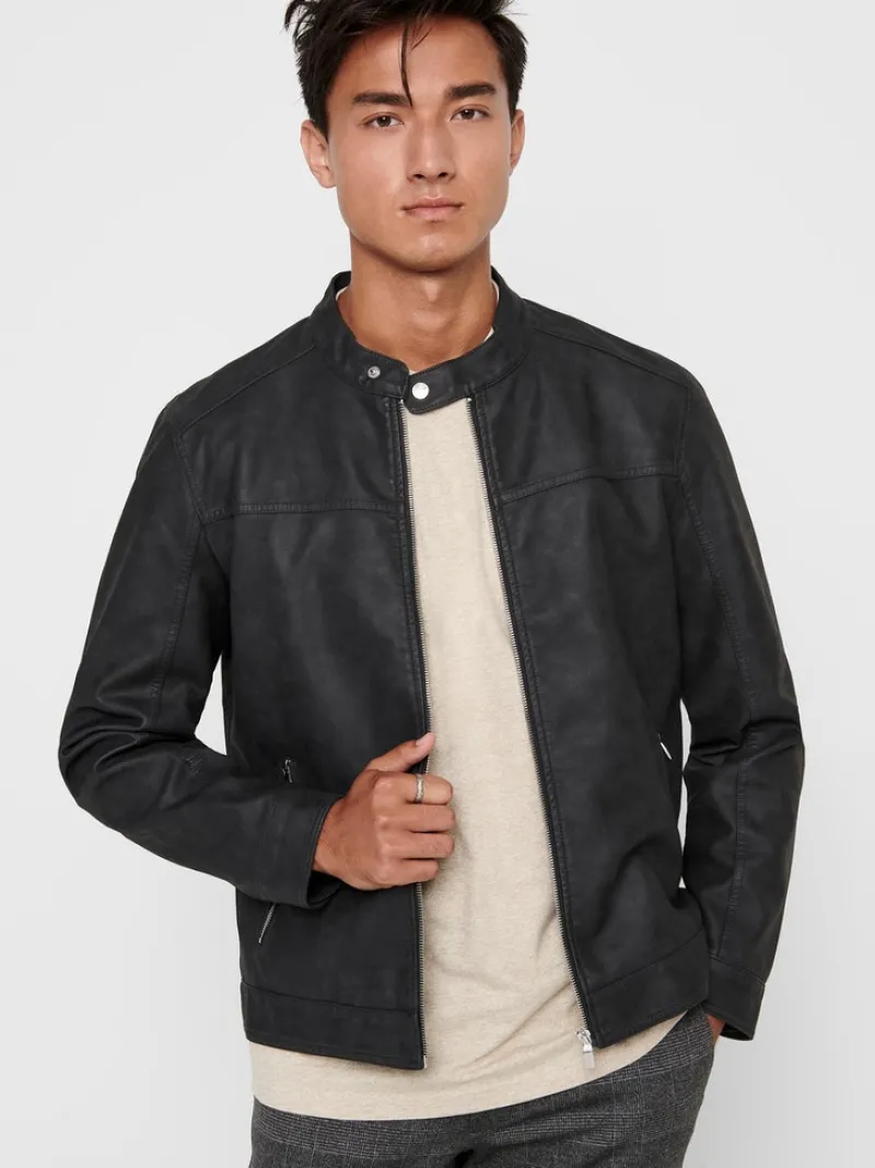 Only & Sons Jacken*PU Jacke Jasper Phantom