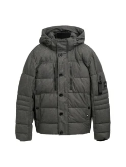 Tom Tailor Jacken|Big Boys*Pufferjacke mit abnehmbarer Kapuze grey garment dye structure