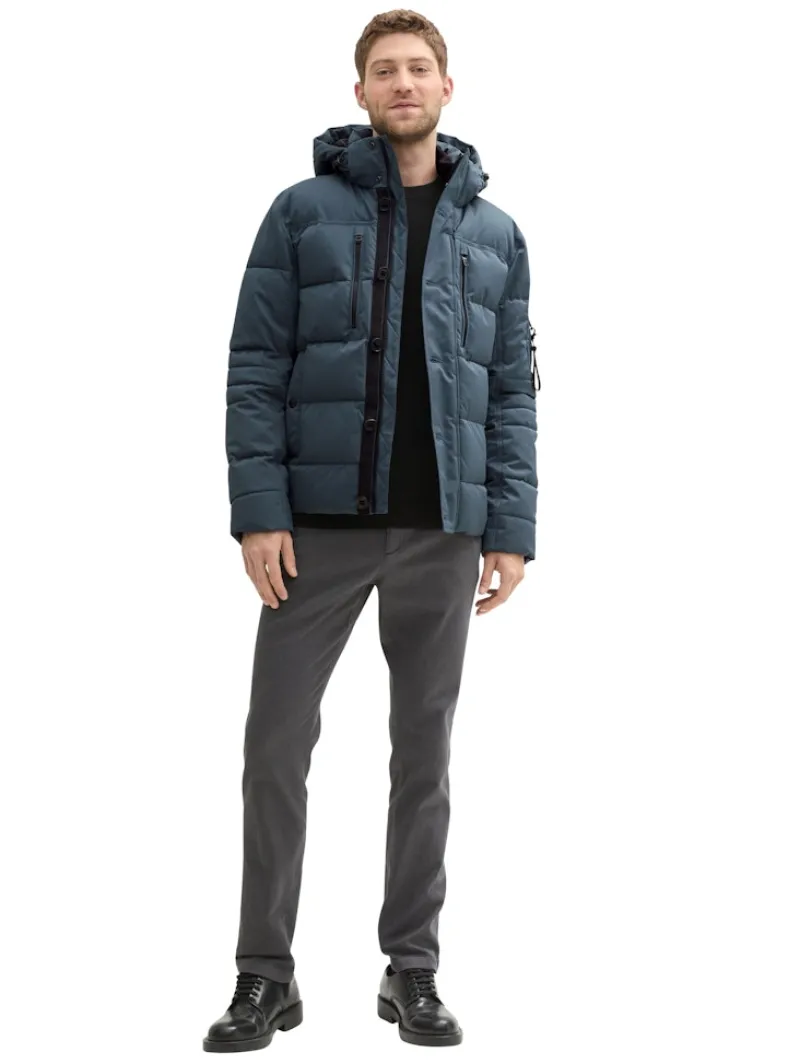 Tom Tailor Jacken|Big Boys*Pufferjacke mit abnehmbarer Kapuze stormy blue