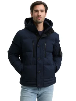 Tom Tailor Jacken|Big Boys*Puffer-Jacke mit abnehmbarer Kapuze sky captain blue
