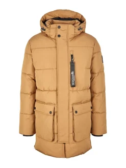 Tom Tailor Jacken|Big Boys*Puffermantel mit Kapuze - REPREVE(R) Our Ocean(R) otter brown