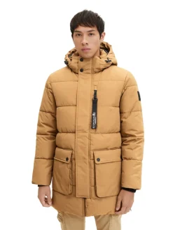 Tom Tailor Jacken|Big Boys*Puffermantel mit Kapuze - REPREVE(R) Our Ocean(R) otter brown