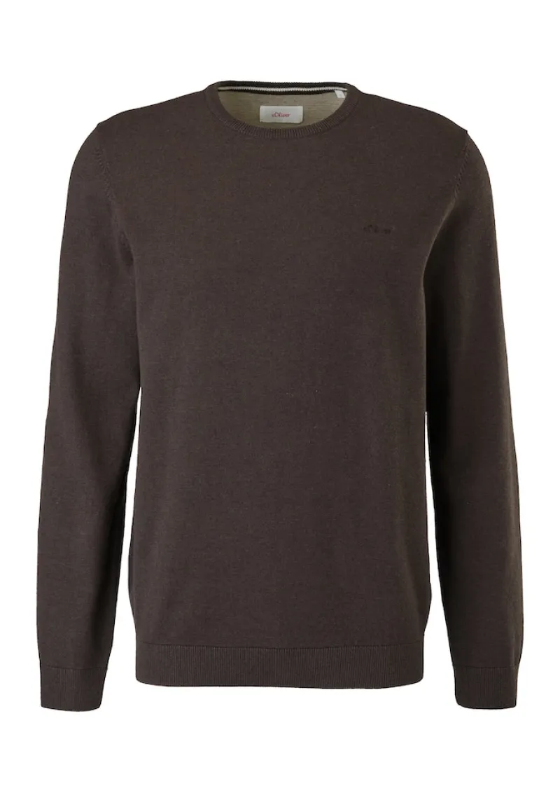 s.Oliver Pullover & Sweatshirts|Big Boys*Pullover aus Feinstrick braun2